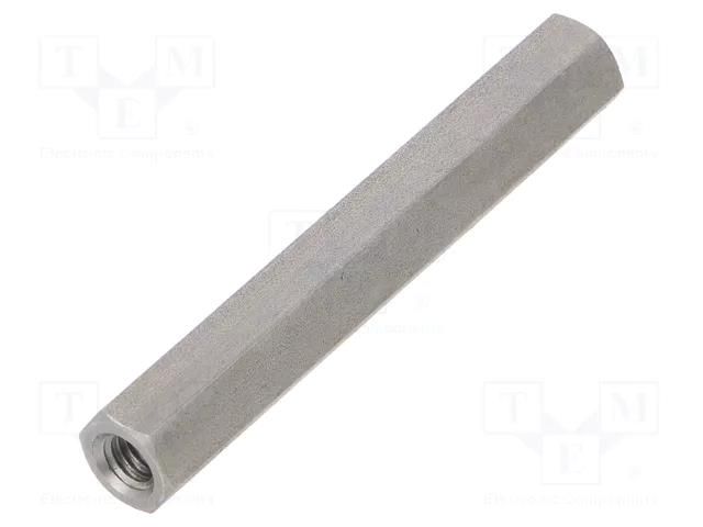 Screwed spacer sleeve; 70mm; Int.thread: M6; hexagonal DREMEC TFF-M6X70/DR149