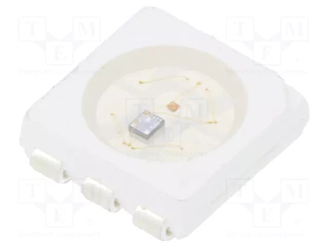 LED; yellow; blinking; 750÷1120mcd; 120°; 2.5÷5VDC; 20mA; 5x5x1.5mm OPTOSUPPLY OSY5MKS4C1A