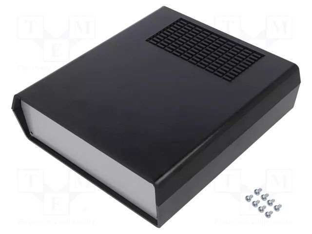 Enclosure: with panel; vented,PCB is fastened in guides; AUS TEKO AUS-12.9