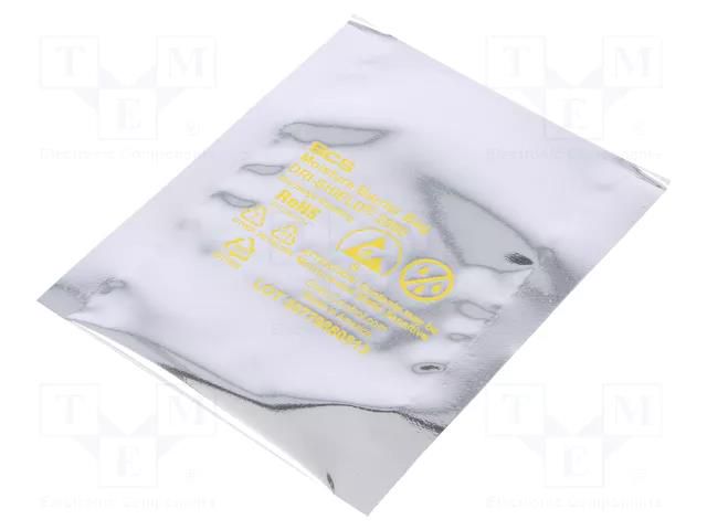 Protection bag; ESD; L: 127mm; W: 76mm; Thk: 92um; <100GΩ DESCO EUROPE SCS-70035