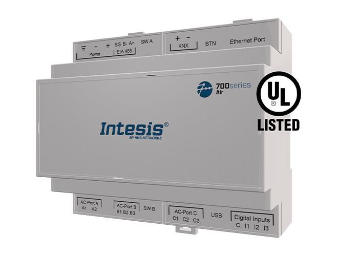 Mitsubishi Heavy Industries VRF with KNX, Serial and IP support - Up to 16 Indoor Units, 12 Outdoor Units, Intesis IN776MHI00SO000