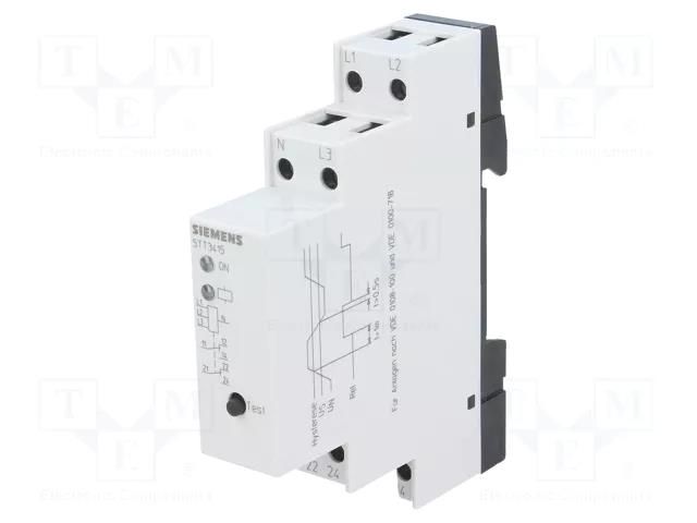 Voltage monitoring relay; undervoltage; for DIN rail mounting SIEMENS 5TT3415