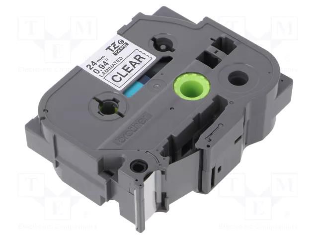 Tape; 24mm; 8m; transparent; Character colour: black BROTHER BR-TZE151
