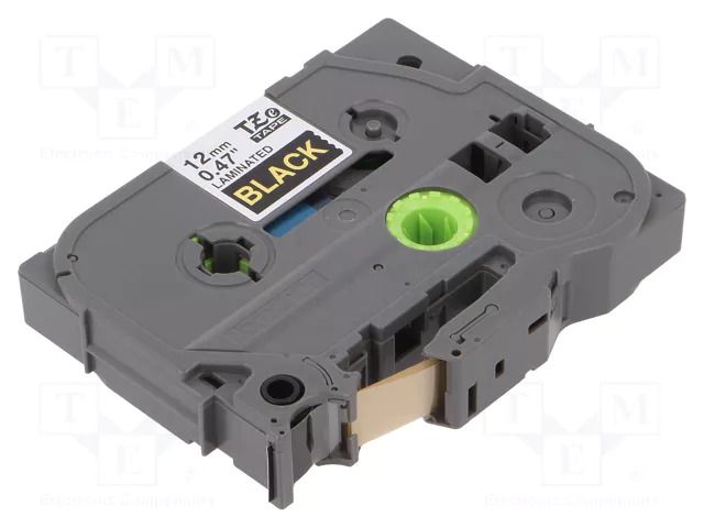 Tape; 12mm; 8m; black; Character colour: golden; laminated,glued BROTHER BR-TZE334