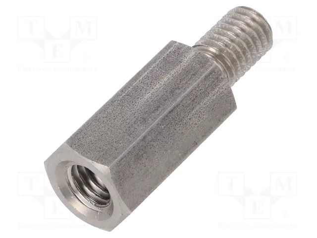 Screwed spacer sleeve; 25mm; Int.thread: M8; Ext.thread: M8 DREMEC TFM-M8X25/DR2413