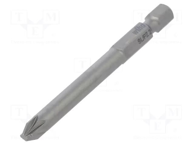 Screwdriver bit; PlusMinus PZ-type; SL/PZ2; Overall len: 70mm WIHA WIHA.32497