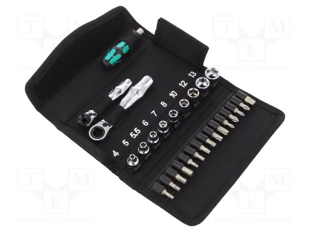 Wrench-set; socket spanner; 26pcs. WERA WERA.05135918001