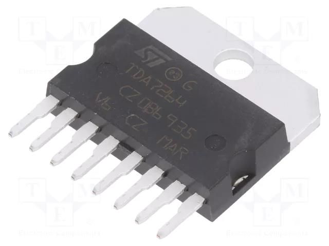 IC: audio amplifier; Pout: 50W; stereo; 5÷22.5VDC; Ch: 2; MULTIWATT8 STMicroelectronics TDA7264