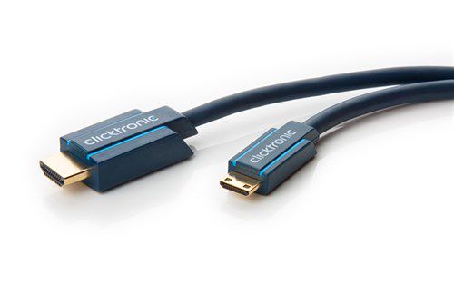 Mini-HDMI™ adapter cable with Ethernet, 2 m - 4K/60Hz 70322