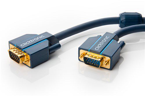 VGA Cable, 20 m - Premium cable | 1x VGA plug <> 1x VGA plug | 20.0 m | SXGA @ 75 Hz 70358