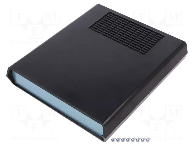Enclosure: with panel; vented,PCB is fastened in guides; AUS TEKO AUS-11.9