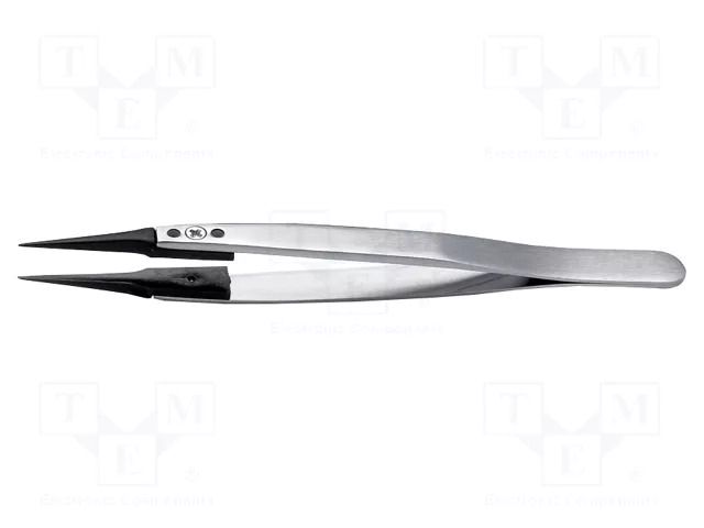 Tweezers; replaceable tips; Blade tip shape: sharp; ESD IDEAL-TEK IDL-5CPR.SA.1