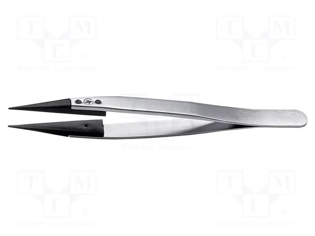 Tweezers; replaceable tips; Blade tip shape: sharp; ESD IDEAL-TEK IDL-3CFR.SA.1
