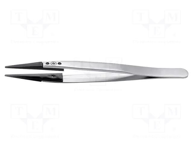 Tweezers; replaceable tips; Blade tip shape: flat; ESD IDEAL-TEK IDL-2ACPR.SA.1