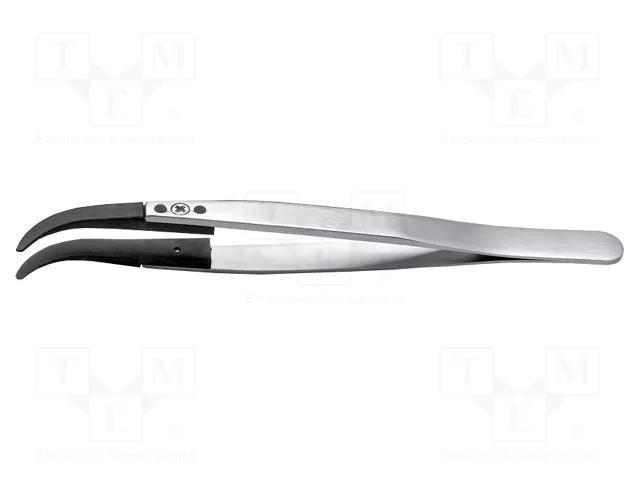 Tweezers; replaceable tips; Blade tip shape: flat; ESD IDEAL-TEK IDL-2ABCFR.SA.1