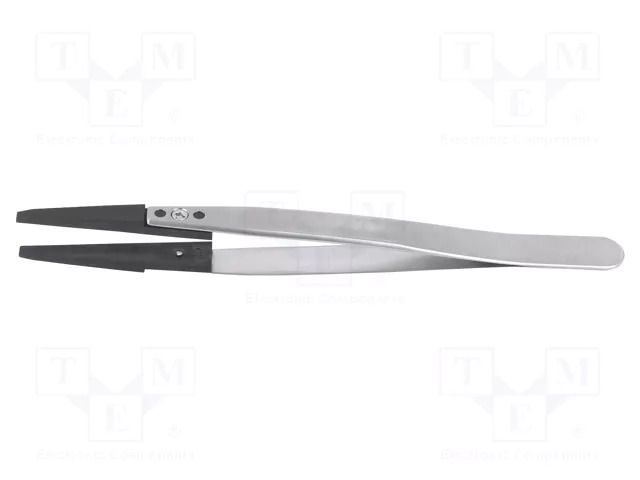 Tweezers; replaceable tips; Blade tip shape: flat; ESD IDEAL-TEK IDL-272CFR.SA.1