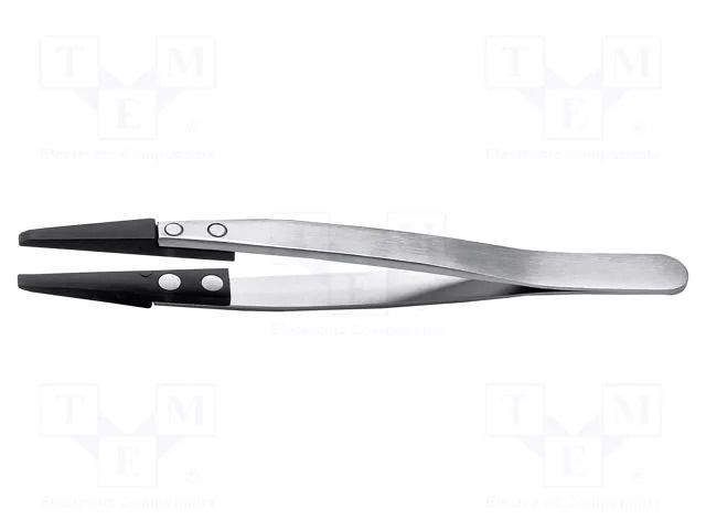 Tweezers; replaceable tips; Blade tip shape: flat; ESD IDEAL-TEK IDL-269CF.SA.1