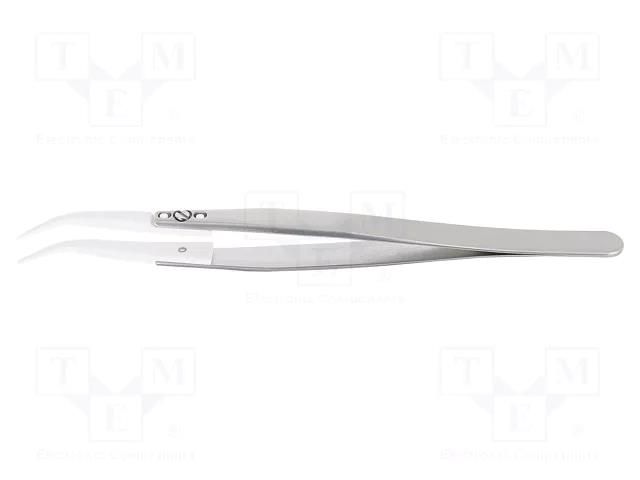 Tweezers; 135mm; Blade tip shape: flat; universal IDEAL-TEK IDL-7MZ.SA.0