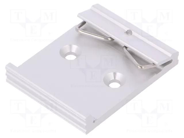DIN rail mounting bracket; aluminium; 40mm; Rail: TS35 FISCHER ELEKTRONIK KL-35-L-40