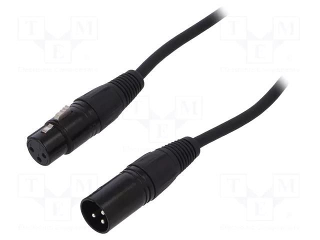 Cable: XLR-XLR; male-female; PIN: 3; 10m CLIFF FC619110