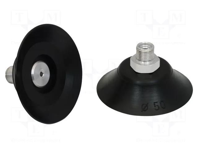 Suction cup; 50mm; G1/8" AG; Shore hardness: 55; 7cm3; 91N; PFYN SCHMALZ SMZ.10.01.01.00147