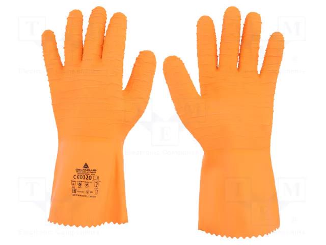 Protective gloves; Size: 9; latex; VENIFISH VE990 DELTA PLUS DEL-VE990OR09