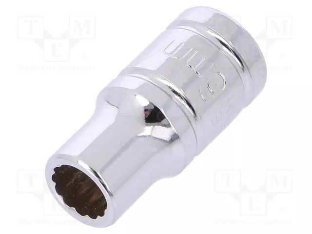 Socket; 12-angles,socket spanner; 6mm; 1/4"; Plating: chromium Workpro WP-W074053WE