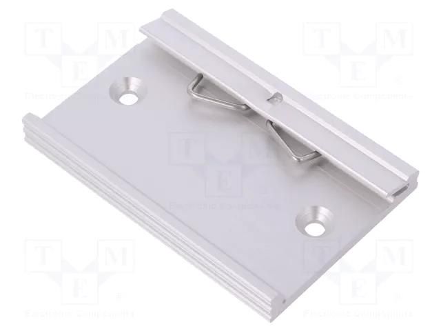 DIN rail mounting bracket; aluminium; 75mm; Rail: TS35 FISCHER ELEKTRONIK KL-35-L-75