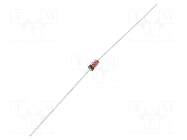 Diode: Zener; 0.5W; 10V; 5mA; reel,tape; DO35; single diode TAIWAN SEMICONDUCTOR BZX55C10-R0