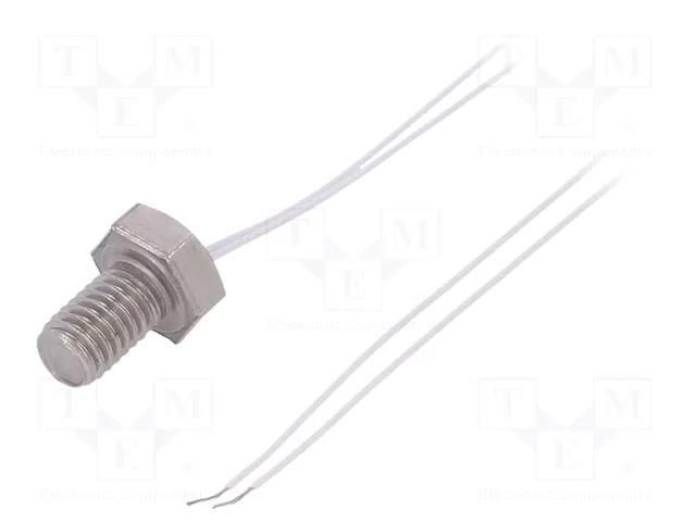 Sensor: temperature; Pt100; 100Ω; cl.B; Body dim: Ø8x17mm; M8 TEWA TEMPERATURE SENSORS TT4PT100BT180OM52