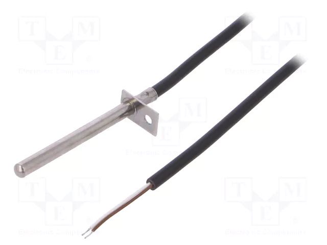 Sensor: temperature; Pt1000; 1000Ω; cl.B; Body dim: Ø6x73mm TEWA TEMPERATURE SENSORS TT4PT1000BT105OM55