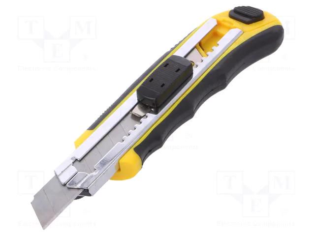 Knife; 18mm; Handle material: ABS,elastollan TPU MEDID MED.908