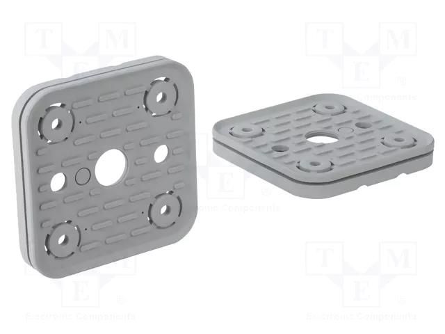 Suction-plate for vacuum block; 120x120x16.5mm SCHMALZ SMZ.10.01.12.00010