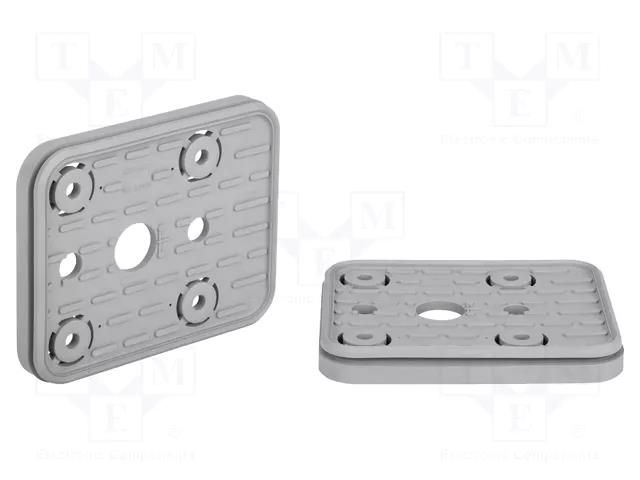 Suction-plate for vacuum block; 140x115x16.5mm SCHMALZ SMZ.10.01.12.00488