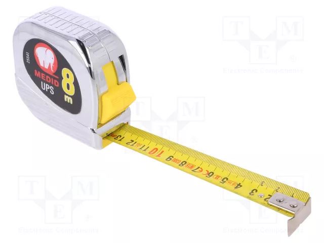 Measuring tape; L: 8m; Width: 25mm; measure MEDID MED.25541