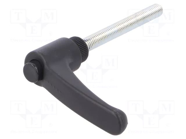 Lever; adjustable; Thread len: 70mm; Lever length: 63mm; -30÷130°C ELESA+GANTER ERX.63P-M8X70-C1