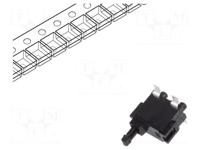 Switch: detecting; Pos: 2; SPST; 0.1A/30VDC; Leads: for PCB; SMT ALPS SPPB530601