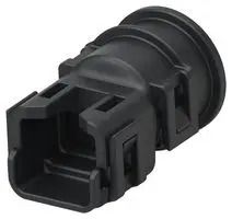 COVER, PLUG CONN, 2POS, BLK, PA 2363791-1