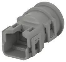 COVER, PLUG CONN, 2POS, BLK, PA 2363791-2