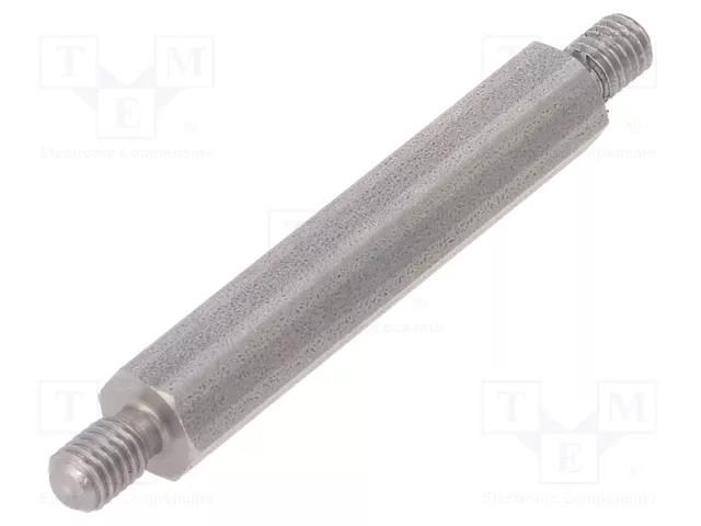 Screwed spacer sleeve; 45mm; Ext.thread: M5; hexagonal DREMEC TMM-M5X45/DR448
