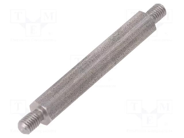 Screwed spacer sleeve; 50mm; Ext.thread: M5; hexagonal DREMEC TMM-M5X50/DR448