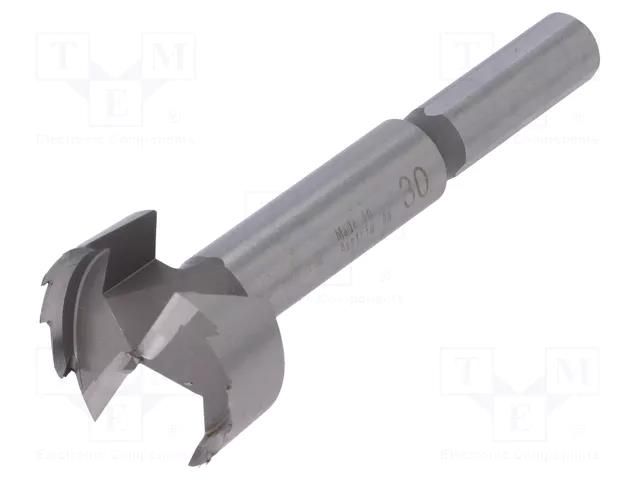 Machine forstner bit; for wood; Ø: 30mm; L: 90mm; blister ALPEN-MAYKESTAG ALP.23903000100