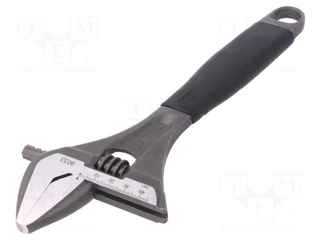 Wrench; adjustable; Jaw capacity: 46mm; Overall len: 270mm; ERGO® BAHCO SA.9033