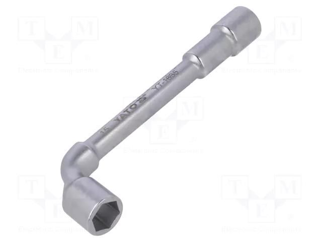 Wrench; L-type,socket spanner; HEX 15mm; Chrom-vanadium steel YATO YT-1635