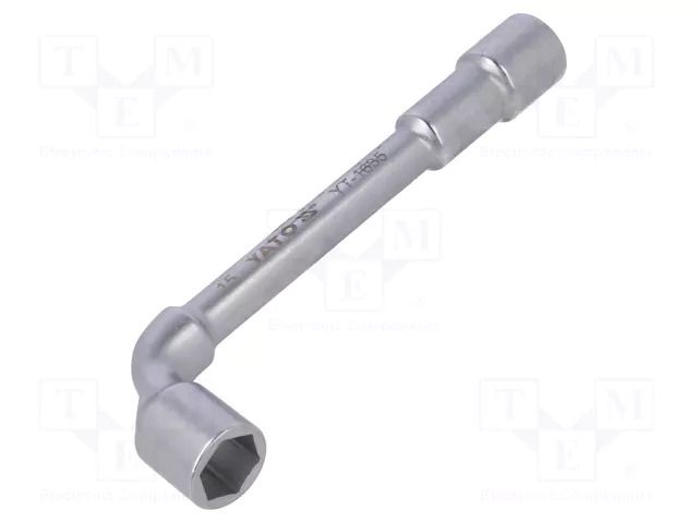 Wrench: socket spanner; L-type; HEX 15mm; Chrom-vanadium steel YATO YT-1635