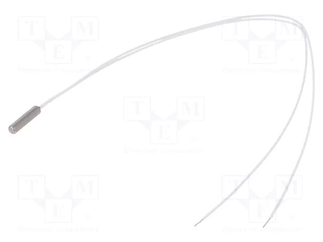 Sensor: temperature; Pt100; 100Ω; cl.B; Body dim: Ø3x12mm TEWA TEMPERATURE SENSORS TT4PT100BT180C312