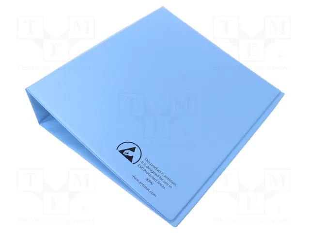 Binder; ESD; A4; 50mm; Application: for storing documents; PVC ANTISTAT ATS-105-0016
