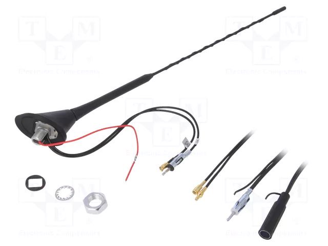 Antenna; car top,automotive; 0.41m; 25dBi; AM,DAB,FM; universal PER.PIC. A00022.C