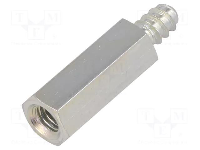 Screwed spacer sleeve; 20mm; Int.thread: M5; Ext.thread: ST4,8 DREMEC TFM-M5X20/228ST4.8