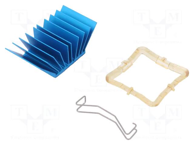 Heatsink: extruded; grilled; BGA; blue; L: 29mm; W: 29mm; H: 17.5mm Advanced Thermal Solutions ATS-50290P-C1-R0
